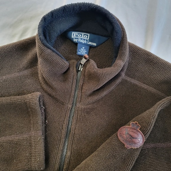 Ralph Lauren Other - Polo Ralph Lauren Fleece Jacket Mens Medium Brown Heritage Vintage Pockets